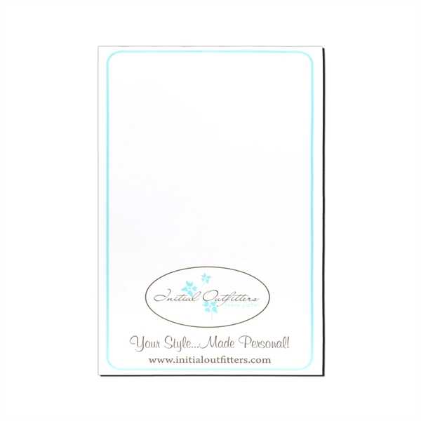 Custom printed non-adhesive memo pad. 50 sheets per pad, 4" x... from ASI 93520 Ventura Inc