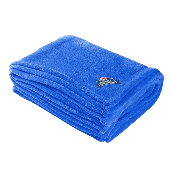 Chenille 100% plush polyester blanket, large 62" x 48".... from ASI 61125 Hit Promotional Products / Hit®