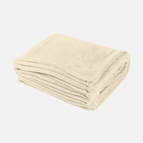 Chenille 100% plush polyester blanket, large 62" x 48".... from ASI 61125 Hit Promotional Products / Hit®