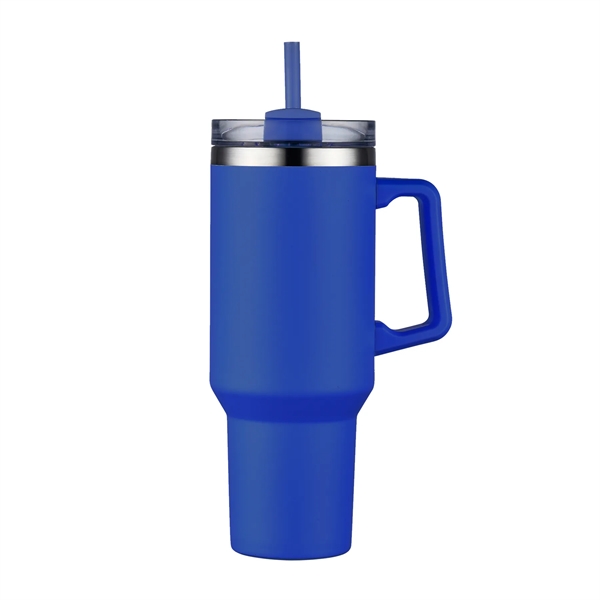 40 oz. PP Inner Double Wall Travel Handle Mug w/ Twist... from ASI 41511 Brainchild USA Inc / BrainChild Gift Club