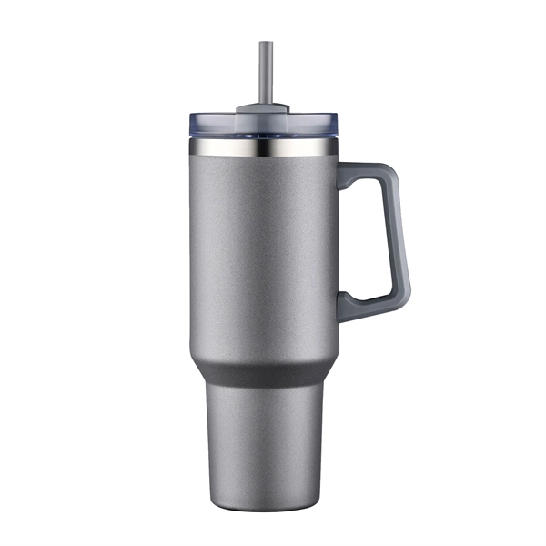 40 oz. PP Inner Double Wall Travel Handle Mug w/ Twist... from ASI 41511 Brainchild USA Inc / BrainChild Gift Club