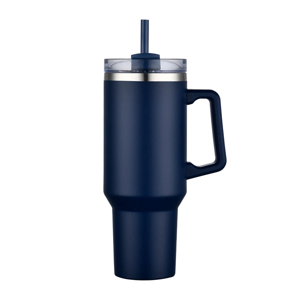 40 oz. PP Inner Double Wall Travel Handle Mug w/ Twist... from ASI 41511 Brainchild USA Inc / BrainChild Gift Club