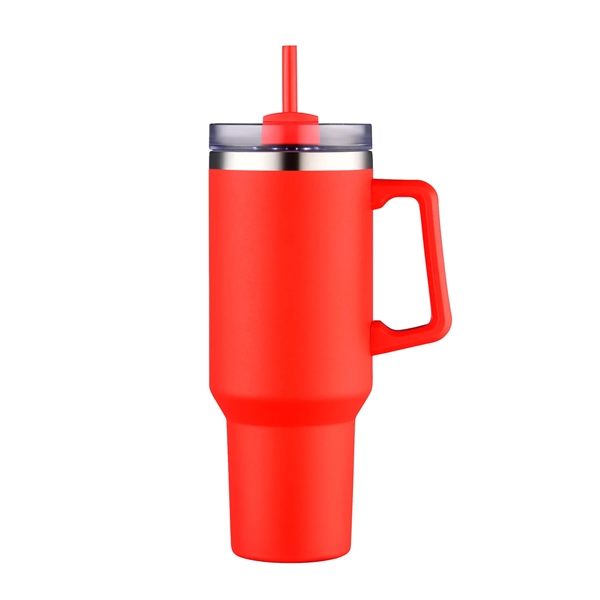 40 oz. PP Inner Double Wall Travel Handle Mug w/ Twist... from ASI 41511 Brainchild USA Inc / BrainChild Gift Club