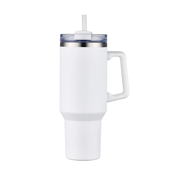 40 oz. PP Inner Double Wall Travel Handle Mug w/ Twist... from ASI 41511 Brainchild USA Inc / BrainChild Gift Club