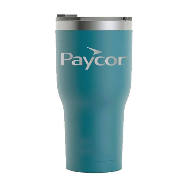 RTIC 30 ounce ringed insulated stainless steel ringed tumbler with spill-proof... from ASI 74601 Calico