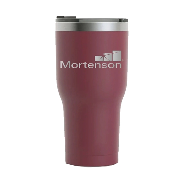 RTIC 30 ounce ringed insulated stainless steel ringed tumbler with spill-proof... from ASI 74601 Calico
