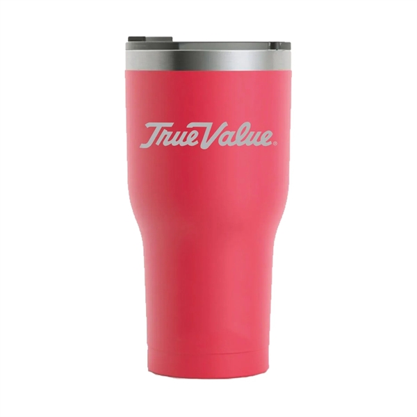 RTIC 30 ounce ringed insulated stainless steel ringed tumbler with spill-proof... from ASI 74601 Calico