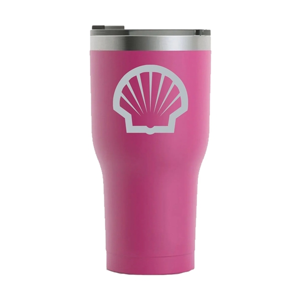 RTIC 30 ounce ringed insulated stainless steel ringed tumbler with spill-proof... from ASI 74601 Calico