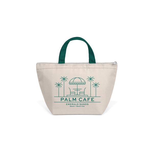 Full color, full bleed Insulated Recycled Canvas Lunch Tote... from ASI 45657 Pop! Promos