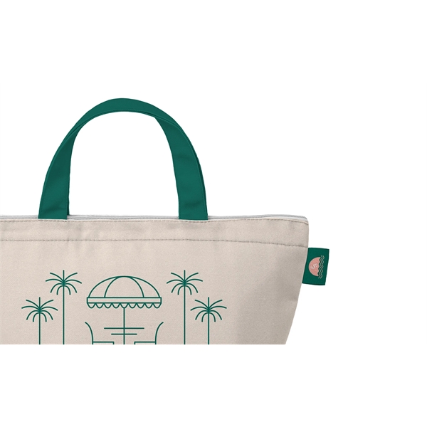 Full color, full bleed Insulated Recycled Canvas Lunch Tote... from ASI 45657 Pop! Promos