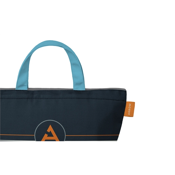 Full color, full bleed Insulated Recycled Canvas Lunch Tote... from ASI 45657 Pop! Promos