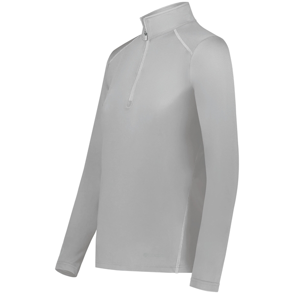 Ladies 1/4 Zip Pullover Powered by Coolcore® with moisture-wicking fabric.... from ASI 37461 Augusta Sportswear / Holloway Sportswear
