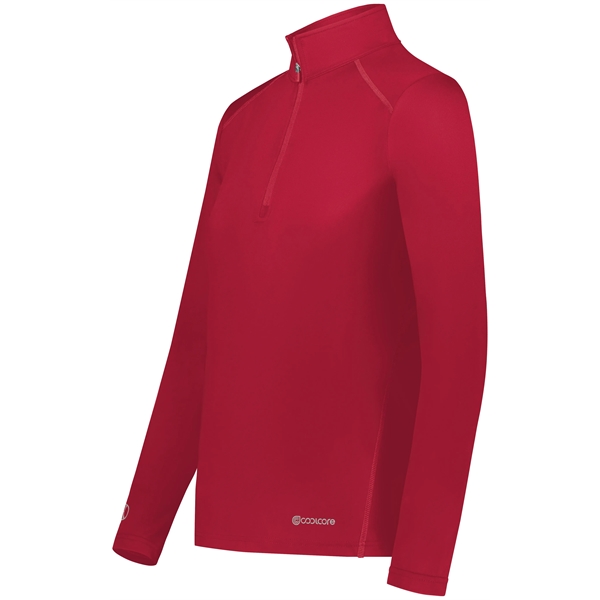 Ladies 1/4 Zip Pullover Powered by Coolcore® with moisture-wicking fabric.... from ASI 37461 Augusta Sportswear / Holloway Sportswear