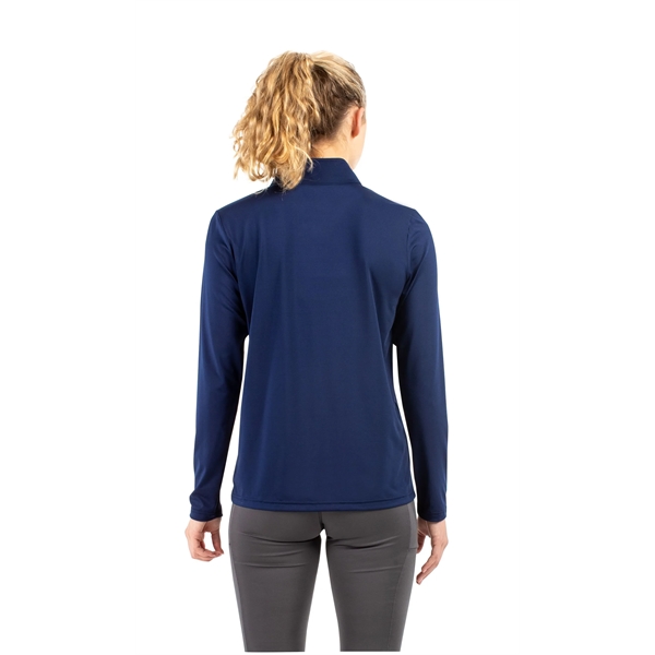 Ladies 1/4 Zip Pullover Powered by Coolcore® with moisture-wicking fabric.... from ASI 37461 Augusta Sportswear / Holloway Sportswear