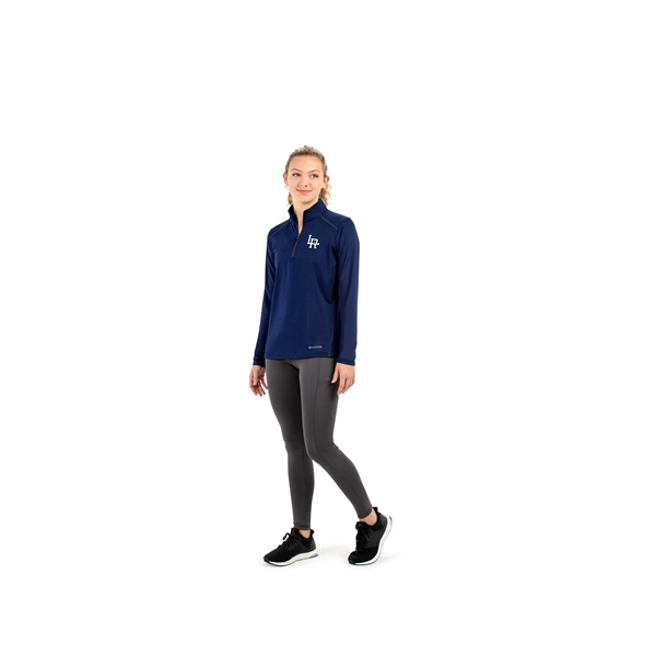 Ladies 1/4 Zip Pullover Powered by Coolcore® with moisture-wicking fabric.... from ASI 37461 Augusta Sportswear / Holloway Sportswear