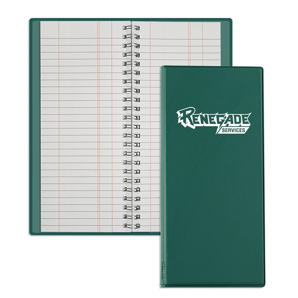 Wire-O tally book with a reinforced vinyl cover, 200 pages, durable... from ASI 54040 Fey Promo / Tally Books by Fey