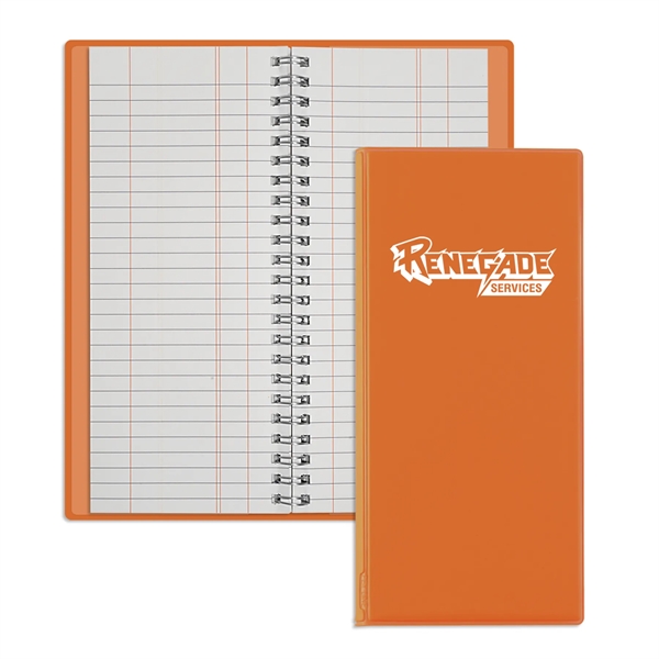 Wire-O tally book with a reinforced vinyl cover, 200 pages, durable... from ASI 54040 Fey Promo / Tally Books by Fey