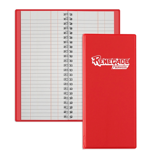 Wire-O tally book with a reinforced vinyl cover, 200 pages, durable... from ASI 54040 Fey Promo / Tally Books by Fey