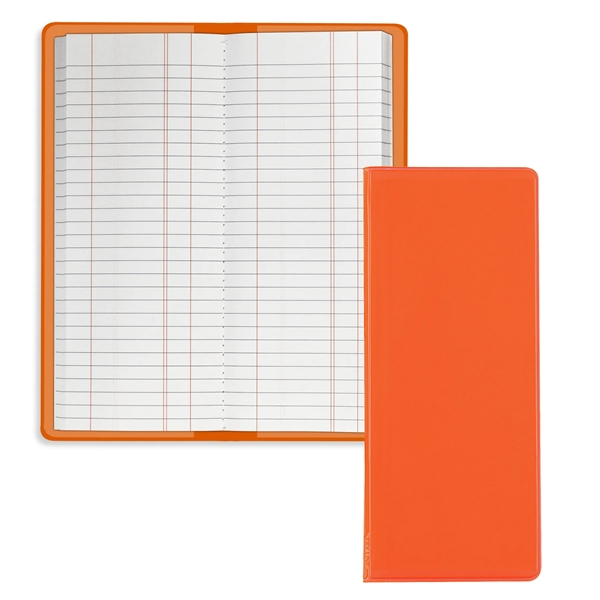 Flexible tally book with a vinyl cover and a sewn paper... from ASI 54040 Fey Promo / Tally Books by Fey