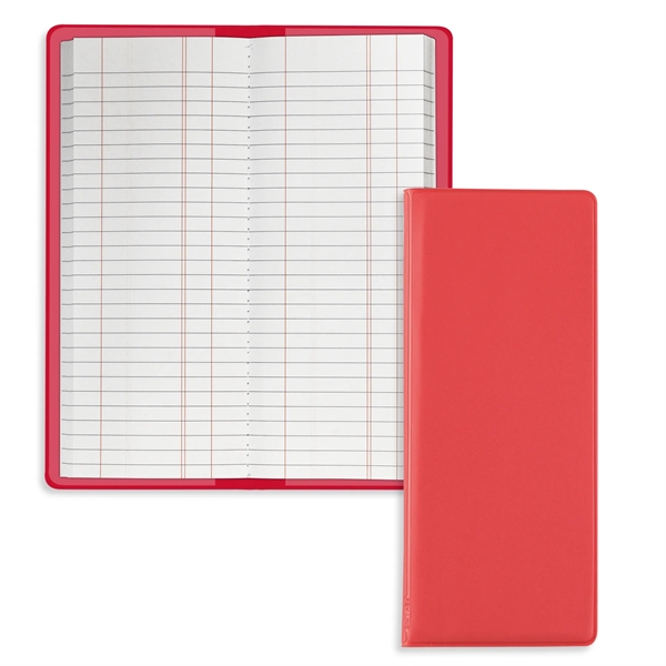 Flexible tally book with a vinyl cover and a sewn paper... from ASI 54040 Fey Promo / Tally Books by Fey