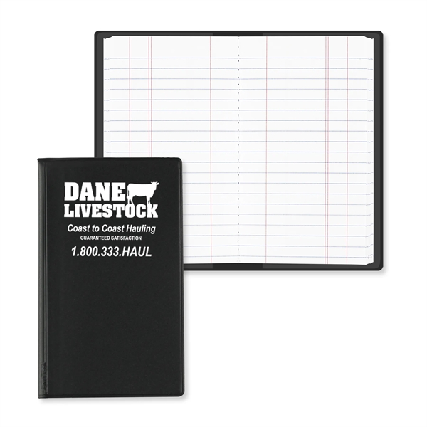 Flexible junior tally book with a vinyl cover and a sewn... from ASI 54040 Fey Promo / Tally Books by Fey