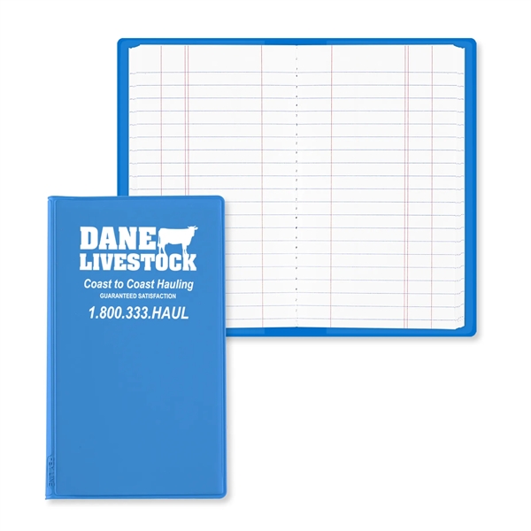 Flexible junior tally book with a vinyl cover and a sewn... from ASI 54040 Fey Promo / Tally Books by Fey