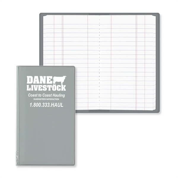 Flexible junior tally book with a vinyl cover and a sewn... from ASI 54040 Fey Promo / Tally Books by Fey