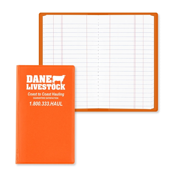 Flexible junior tally book with a vinyl cover and a sewn... from ASI 54040 Fey Promo / Tally Books by Fey