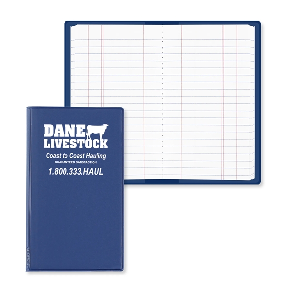 Flexible junior tally book with a vinyl cover and a sewn... from ASI 54040 Fey Promo / Tally Books by Fey