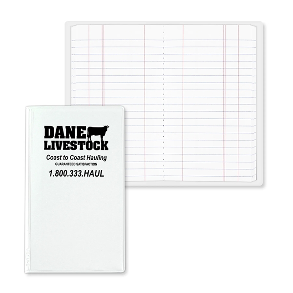 Flexible junior tally book with a vinyl cover and a sewn... from ASI 54040 Fey Promo / Tally Books by Fey