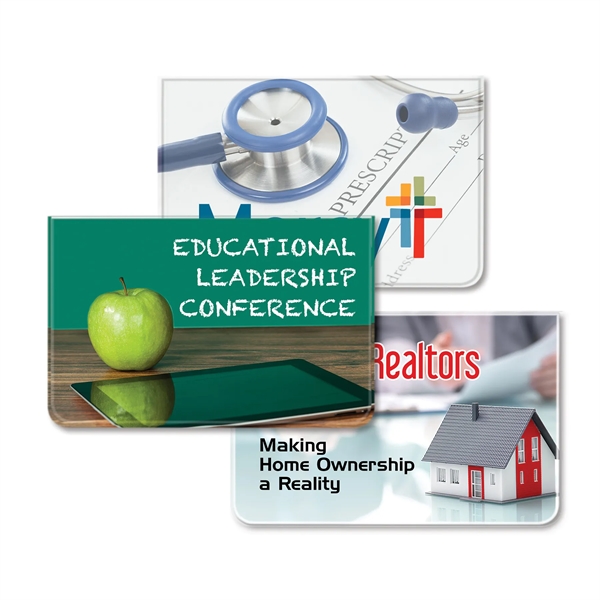 Vinyl business card case measuring 2.62"H x 4.12"W with a fold-over... from ASI 54040 Fey Promo