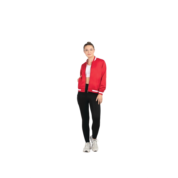 Ladies V-Street Full Zip Jacket with 100% polyester double-knit fabric.... from ASI 37461 Augusta Sportswear / Holloway Sportswear