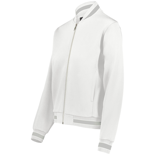 Ladies V-Street Full Zip Jacket with 100% polyester double-knit fabric.... from ASI 37461 Augusta Sportswear / Holloway Sportswear