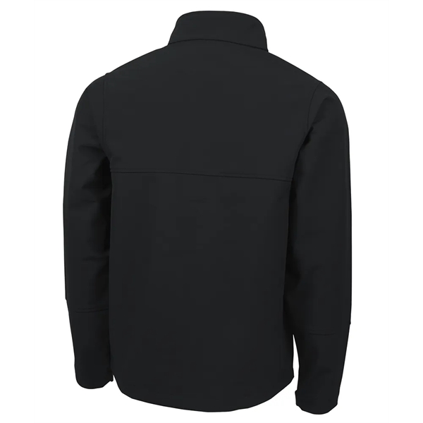 Men's Ultimate soft shell polyester and spandex jacket with full zippered... from ASI 44620 Charles River Apparel