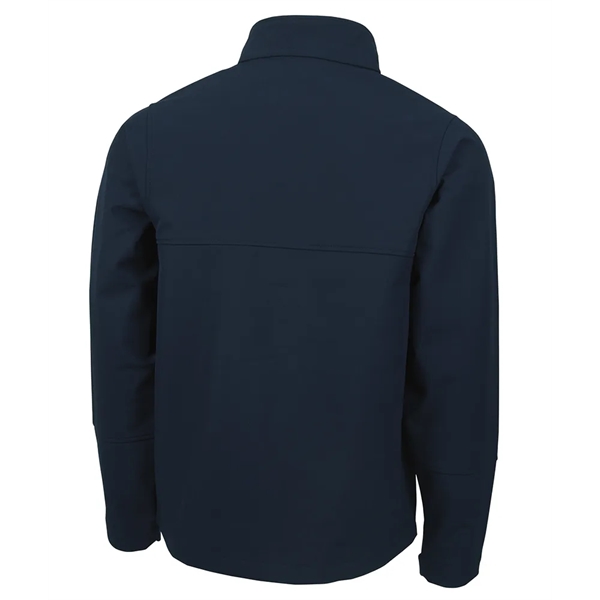 Men's Ultimate soft shell polyester and spandex jacket with full zippered... from ASI 44620 Charles River Apparel