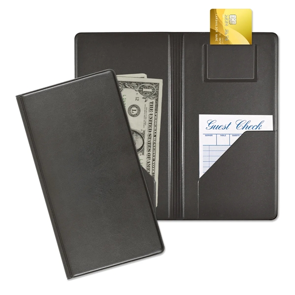 Vinyl check presenter measuring 9.31"H x 5"W with a double panel,... from ASI 54040 Fey Promo