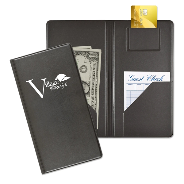 Vinyl check presenter measuring 9.31"H x 5"W with a double panel,... from ASI 54040 Fey Promo