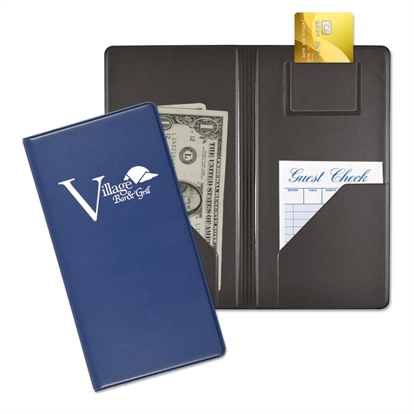 Vinyl check presenter measuring 9.31"H x 5"W with a double panel,... from ASI 54040 Fey Promo