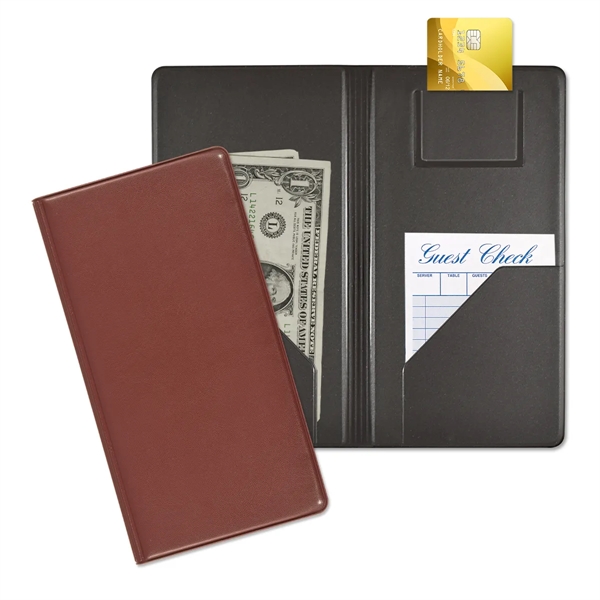 Vinyl check presenter measuring 9.31"H x 5"W with a double panel,... from ASI 54040 Fey Promo