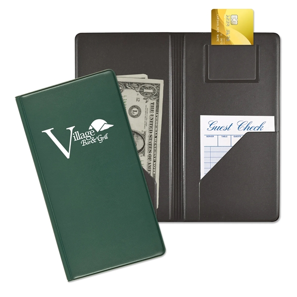 Vinyl check presenter measuring 9.31"H x 5"W with a double panel,... from ASI 54040 Fey Promo