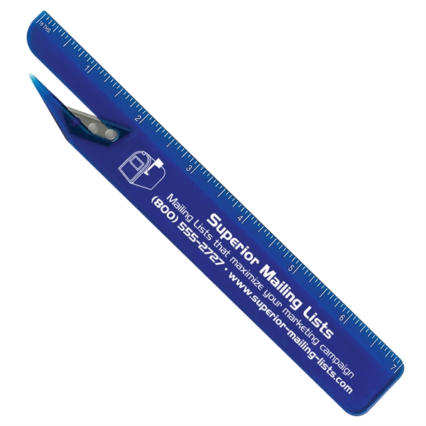Letter slitter ruler made of plastic and measuring 1.12"H x 7.22"W... from ASI 54040 Fey Promo