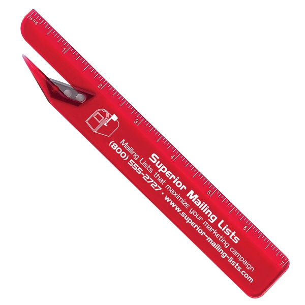 Letter slitter ruler made of plastic and measuring 1.12"H x 7.22"W... from ASI 54040 Fey Promo