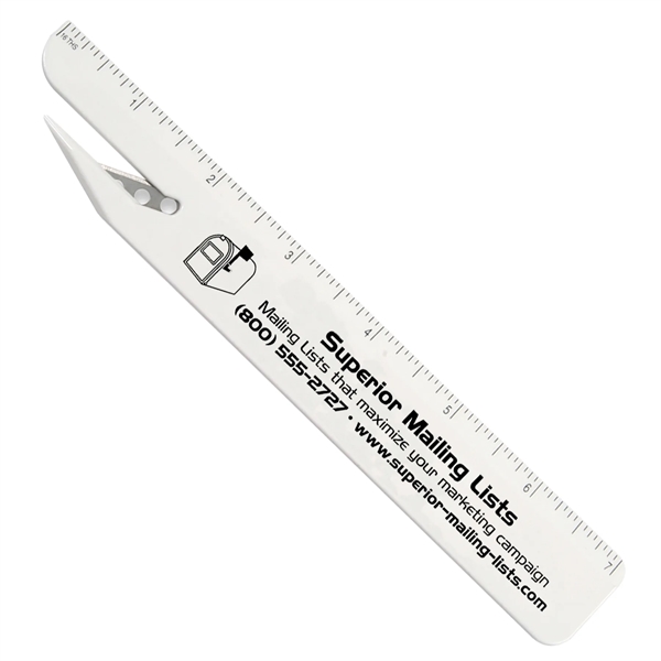 Letter slitter ruler made of plastic and measuring 1.12"H x 7.22"W... from ASI 54040 Fey Promo