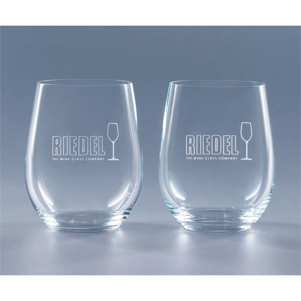 Set of two 11.25 oz. Viognier/Chardonnay stemless wine glasses with deep... from ASI 62985 J. Charles