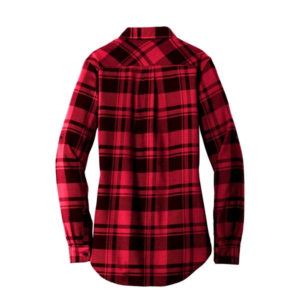 Port Authority Ladies Plaid Flannel Tunic .... from ASI 84863 SanMar