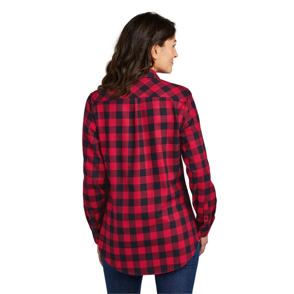 Port Authority Ladies Plaid Flannel Tunic .... from ASI 84863 SanMar