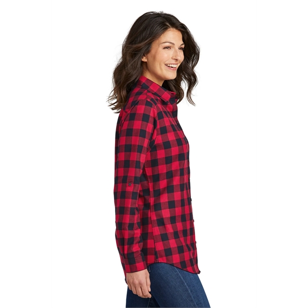 Port Authority Ladies Plaid Flannel Tunic .... from ASI 84863 SanMar