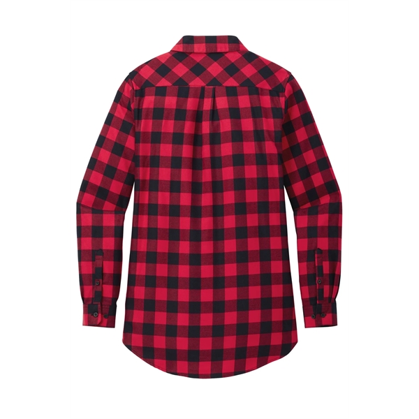Port Authority Ladies Plaid Flannel Tunic .... from ASI 84863 SanMar