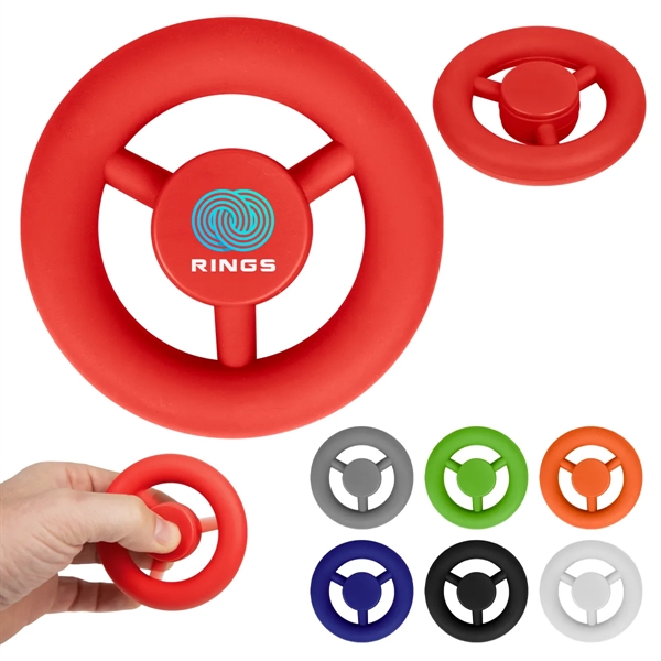 Wheel fidget spinner made of rubber.... from ASI 61125 Hit Promotional Products / Hit®