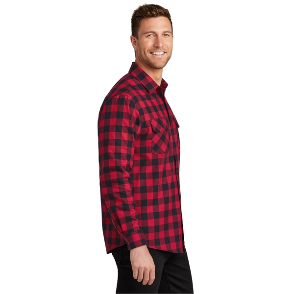 Port Authority Plaid Flannel Shirt.... from ASI 84863 SanMar